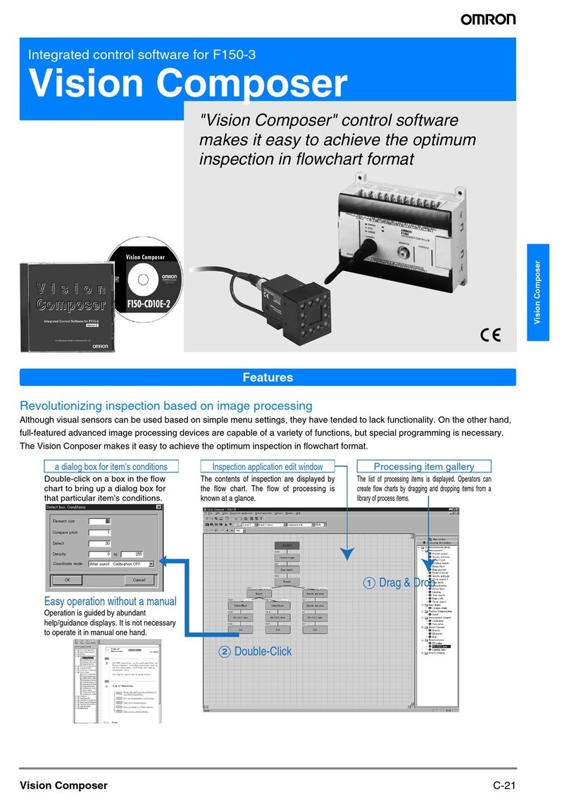 Omron VISION COMPOSER User manual