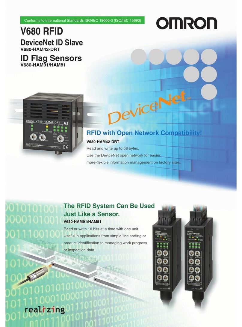 Omron V680 RFID - User manual