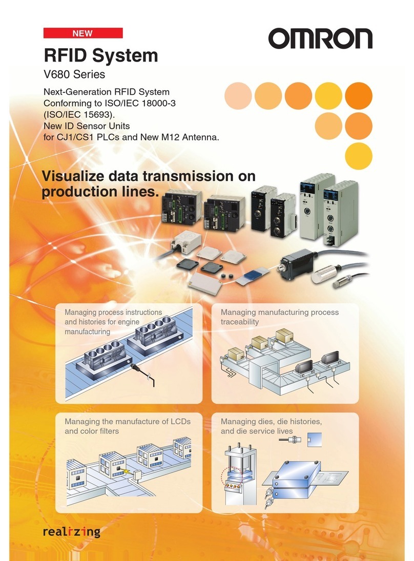 Omron V680 -  2 product manual