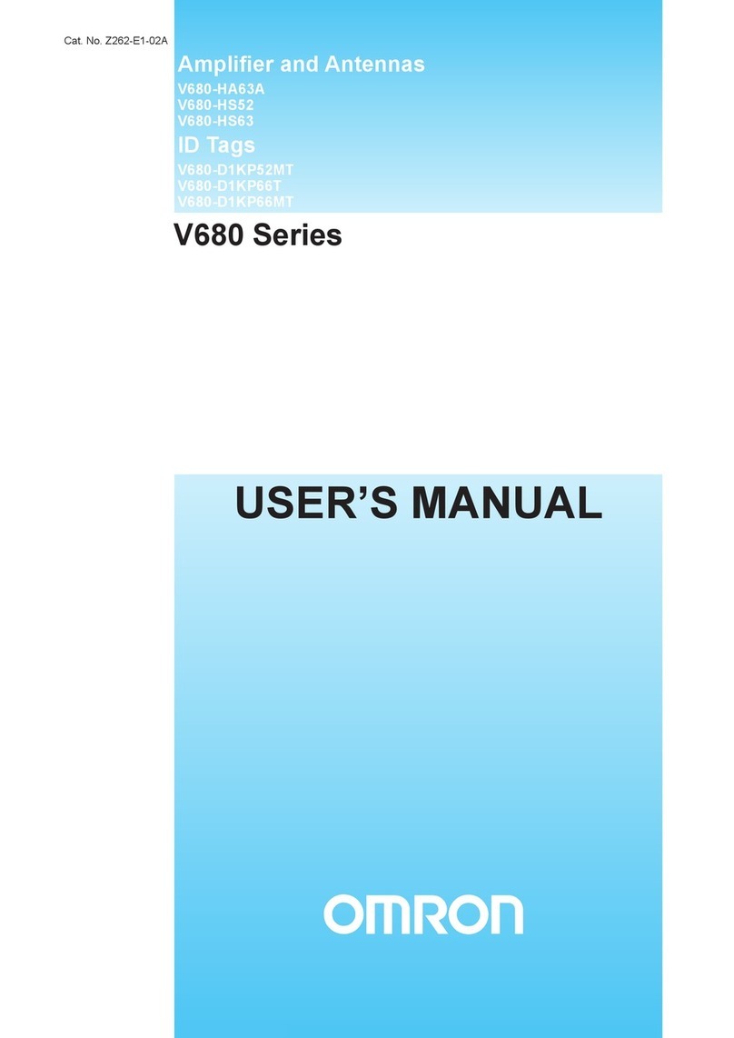 Omron V680 -  2 User manual
