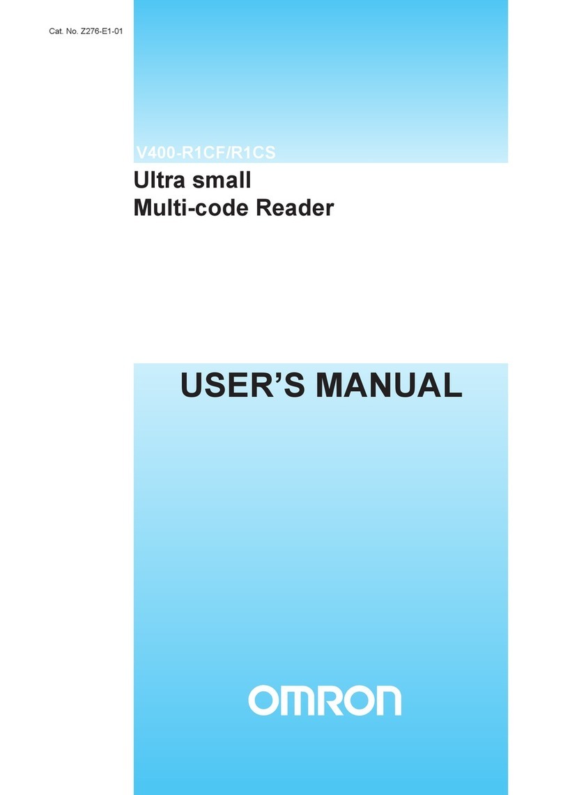 Omron V400-R1CF User manual
