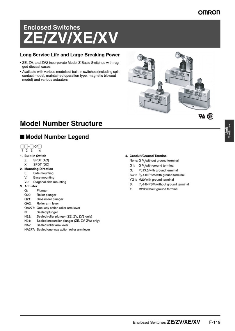 Omron XE - datasheet