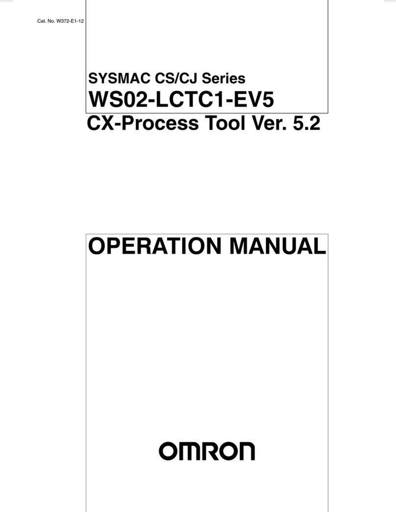 Omron WS02-LCTC1-EV5 - V5.2 REV 12-2008 User manual Omron WS02-LCTC1-EV5 - V5.2 REV 12-2008 User manual