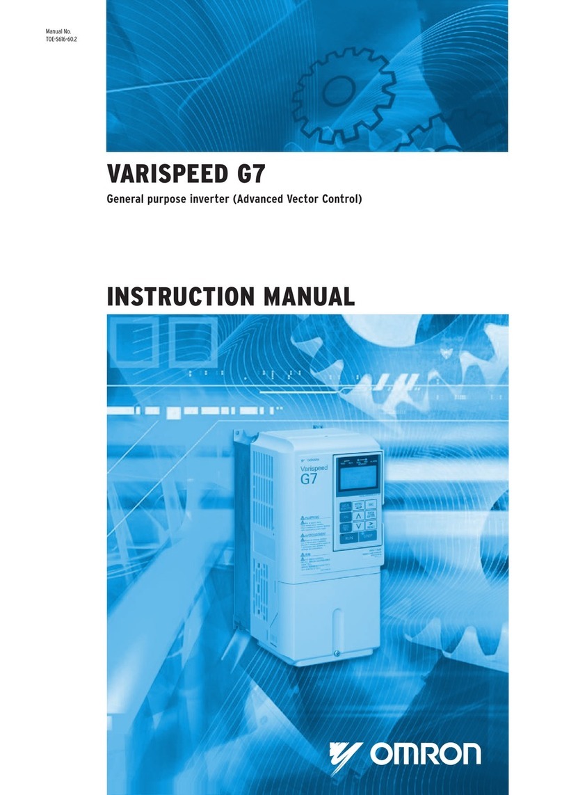 Omron VARISPEED G7 - instruction manual Omron VARISPEED G7 - instruction manual