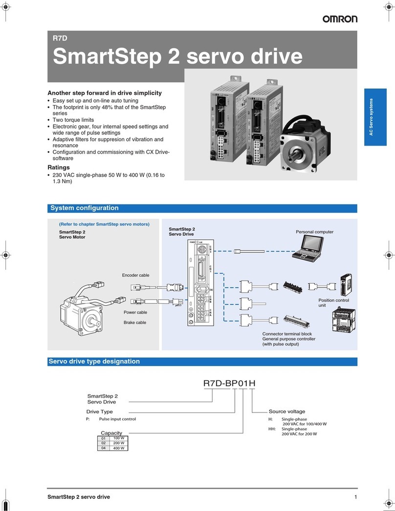 Omron SMARTSTEP 2 R7D-BP01H System configuration Omron SMARTSTEP 2 R7D-BP01H System configuration