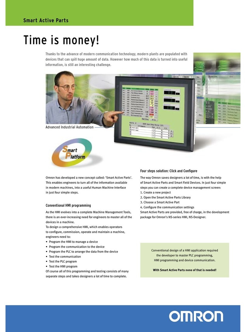 Omron SMART ACTIVE PARTS User manual
