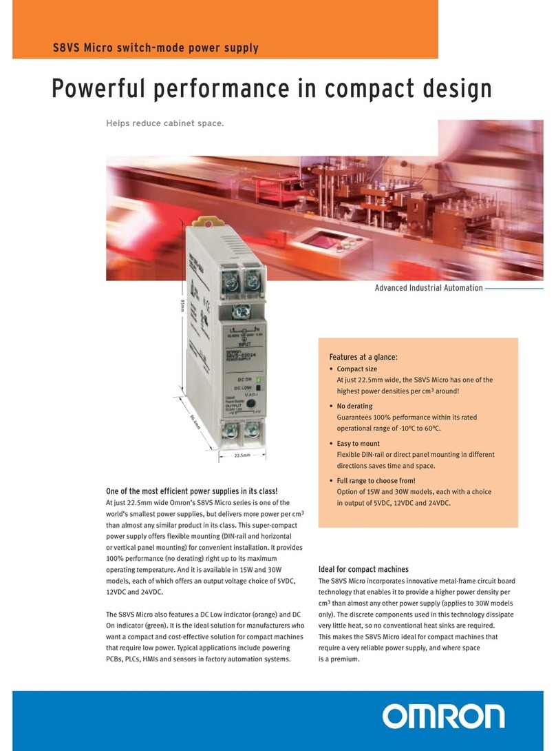 Omron S8VS brochure