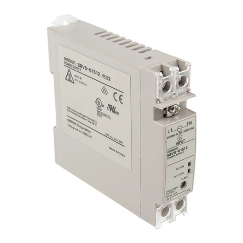 Omron S8VS - MODEL 15-30-60-90-120-180-240W User manual