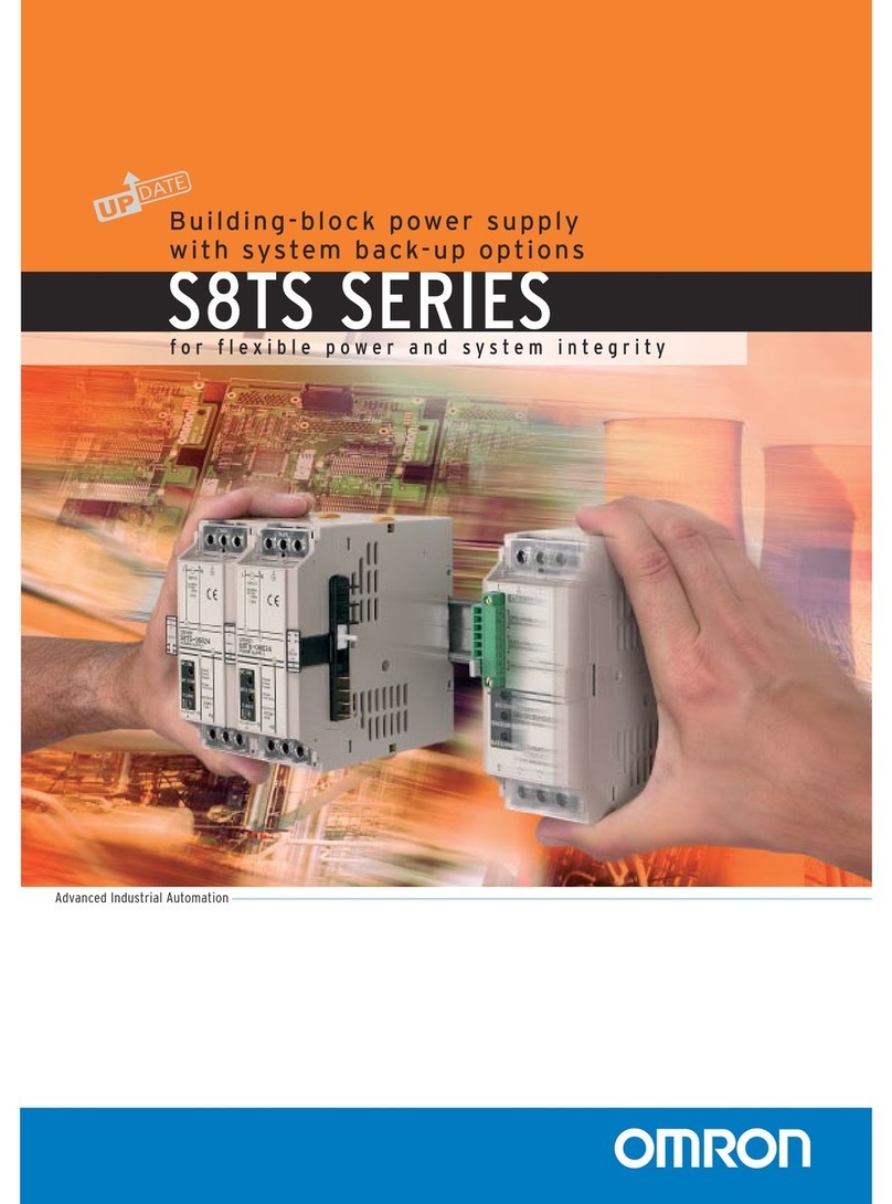 Omron S8TS User manual