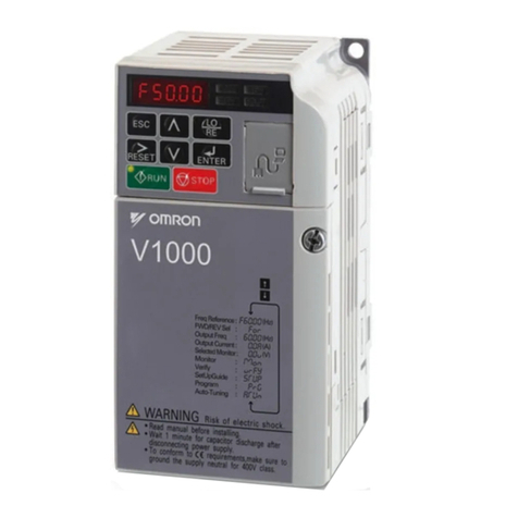 Omron V1000 User manual