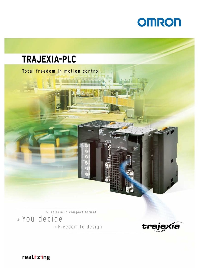 Omron TRAJEXIA-PLC User manual