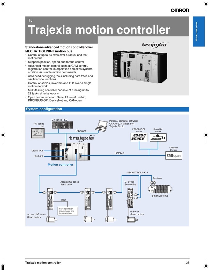 Omron Trajexia TJ1-MC16 User manual