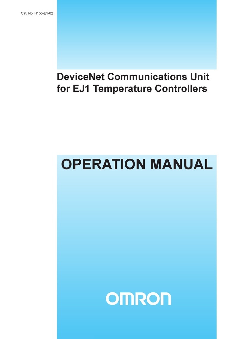 Omron EJ1 - 07-2008 Operation manual Omron EJ1 - 07-2008 Operation manual