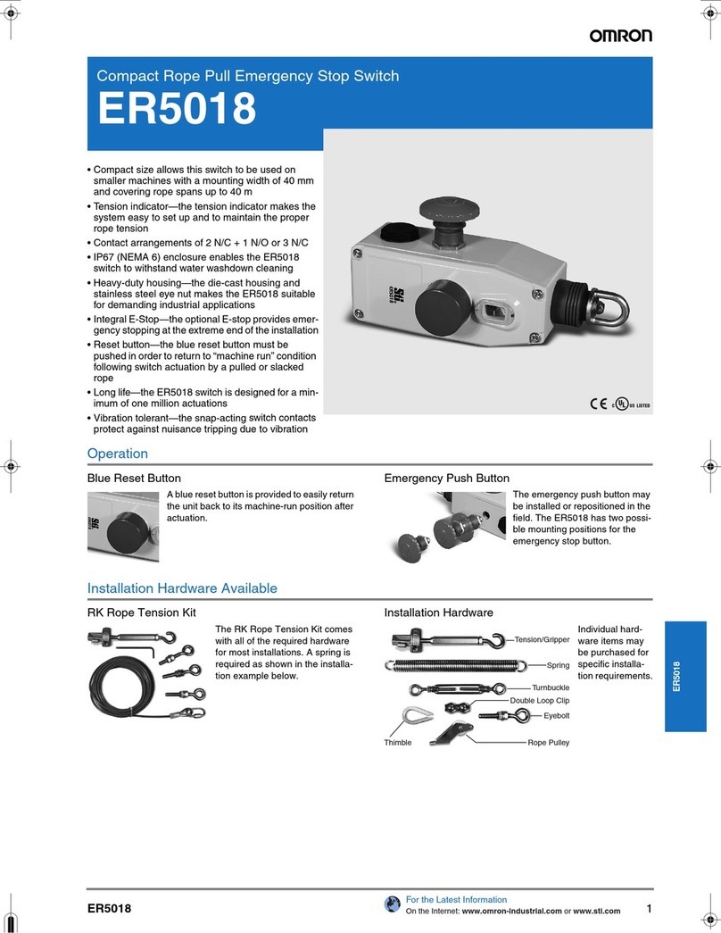 Omron ER5018 datasheet