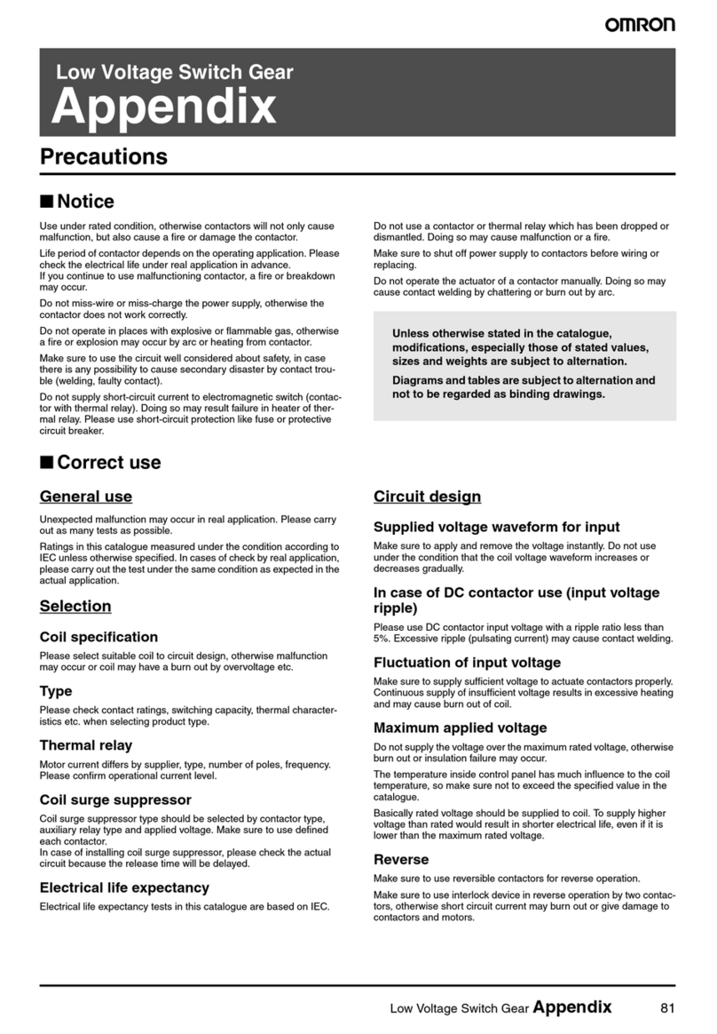 Omron EN 60947 - User manual