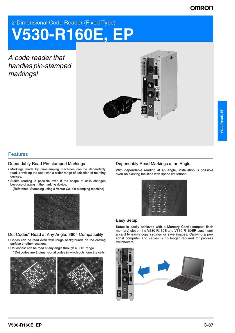 Omron V530-R160E User manual