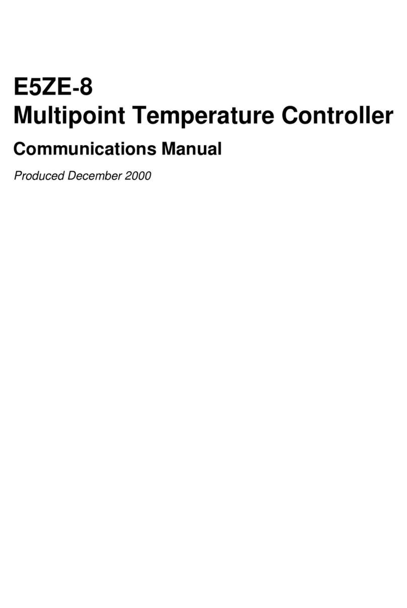 Omron E5ZE-8 Communications manual