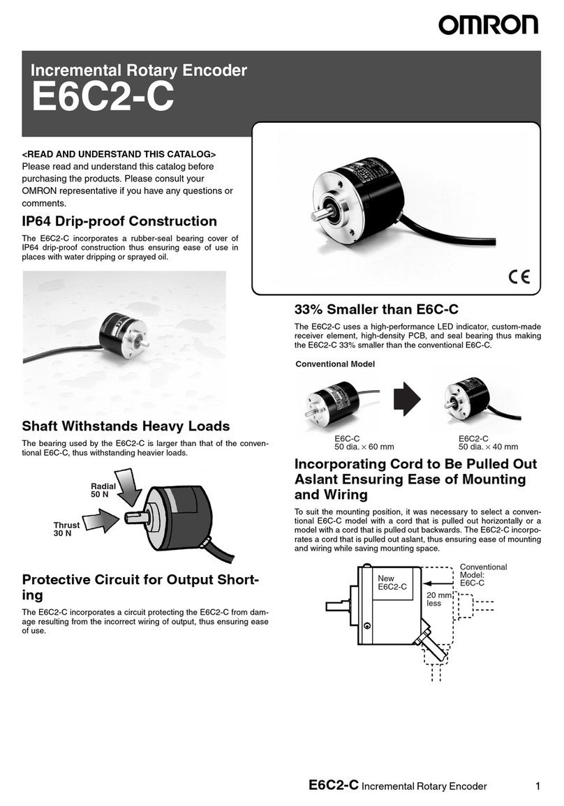 Omron E6C2-C User manual Omron E6C2-C User manual