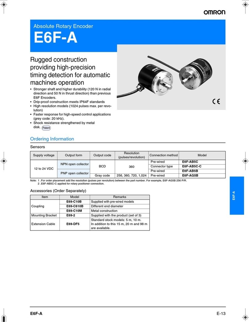 Omron DC E30 User manual
