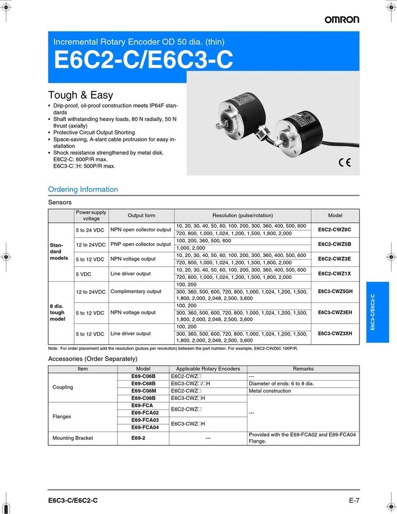 Omron E6C2-C datasheet