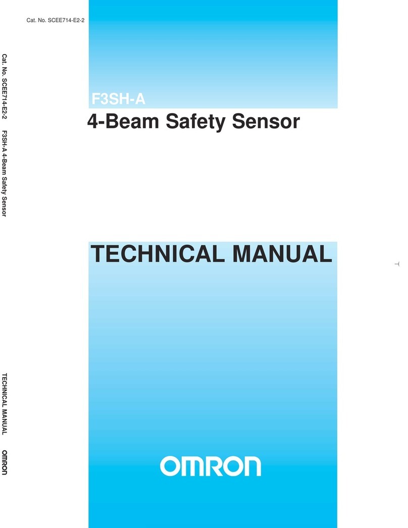 Omron F3SH-A - User manual
