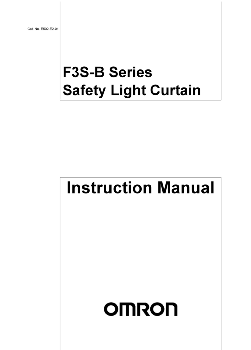 Omron F3S-B Series instruction manual