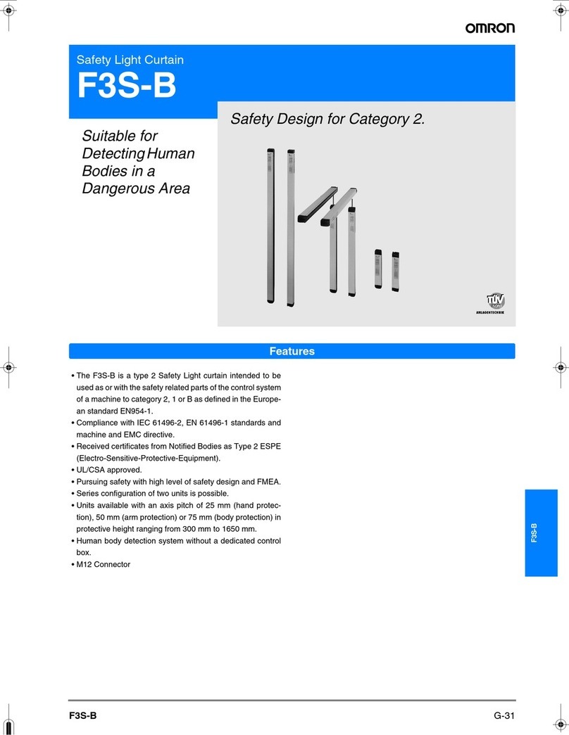 Omron F3S-B Series datasheet