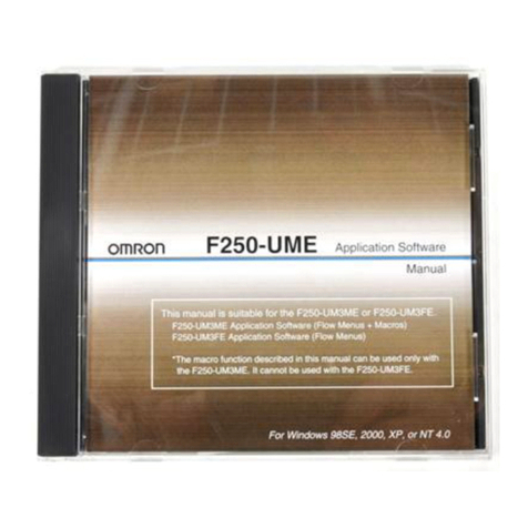 Omron F250-UME Quick start guide
