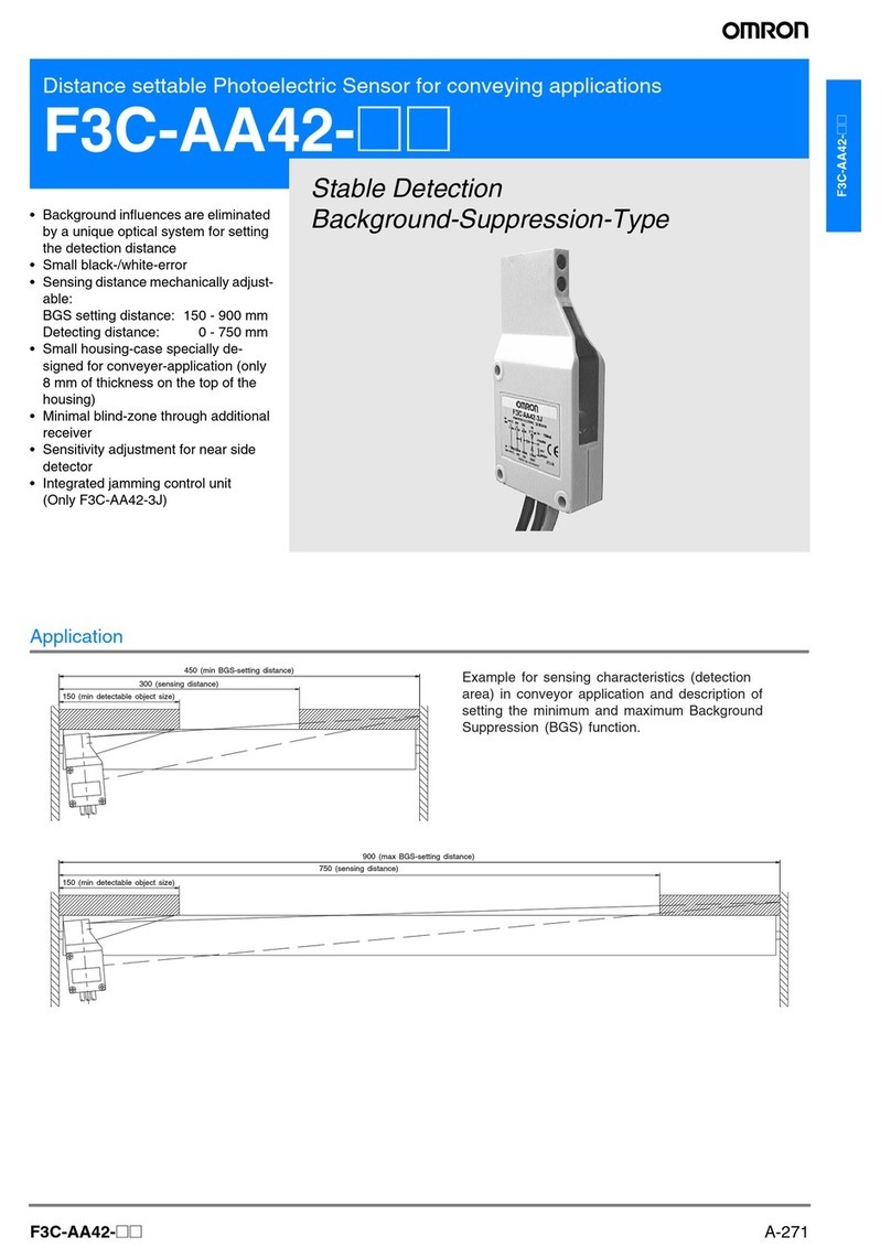 Omron F3C-AA42 User manual Omron F3C-AA42 User manual