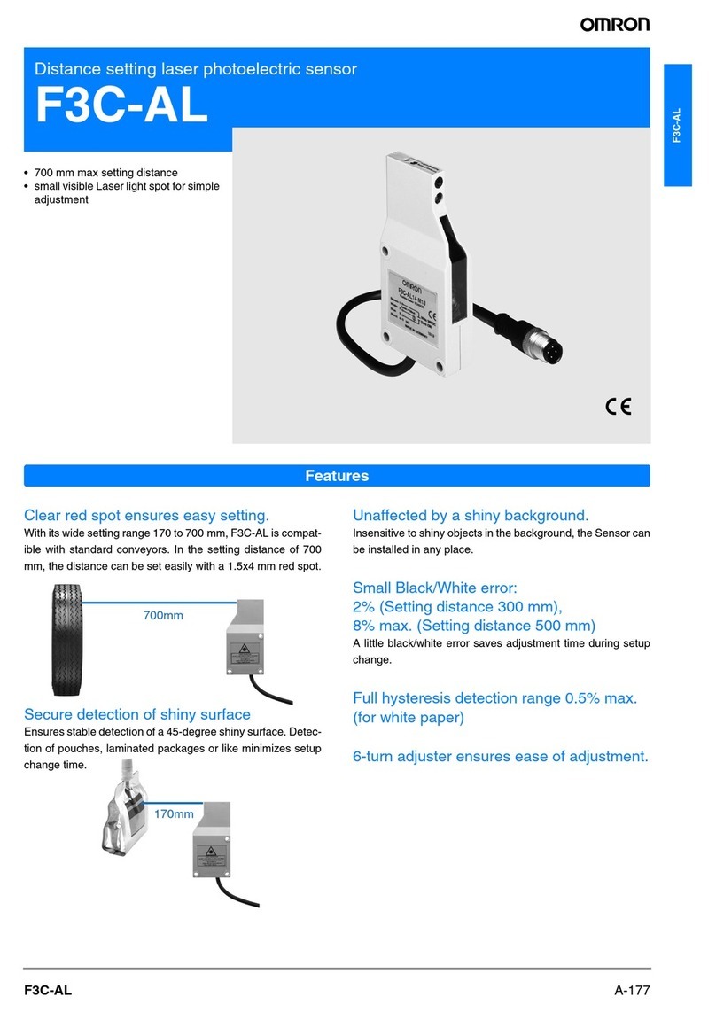 Omron F3C-AL User manual
