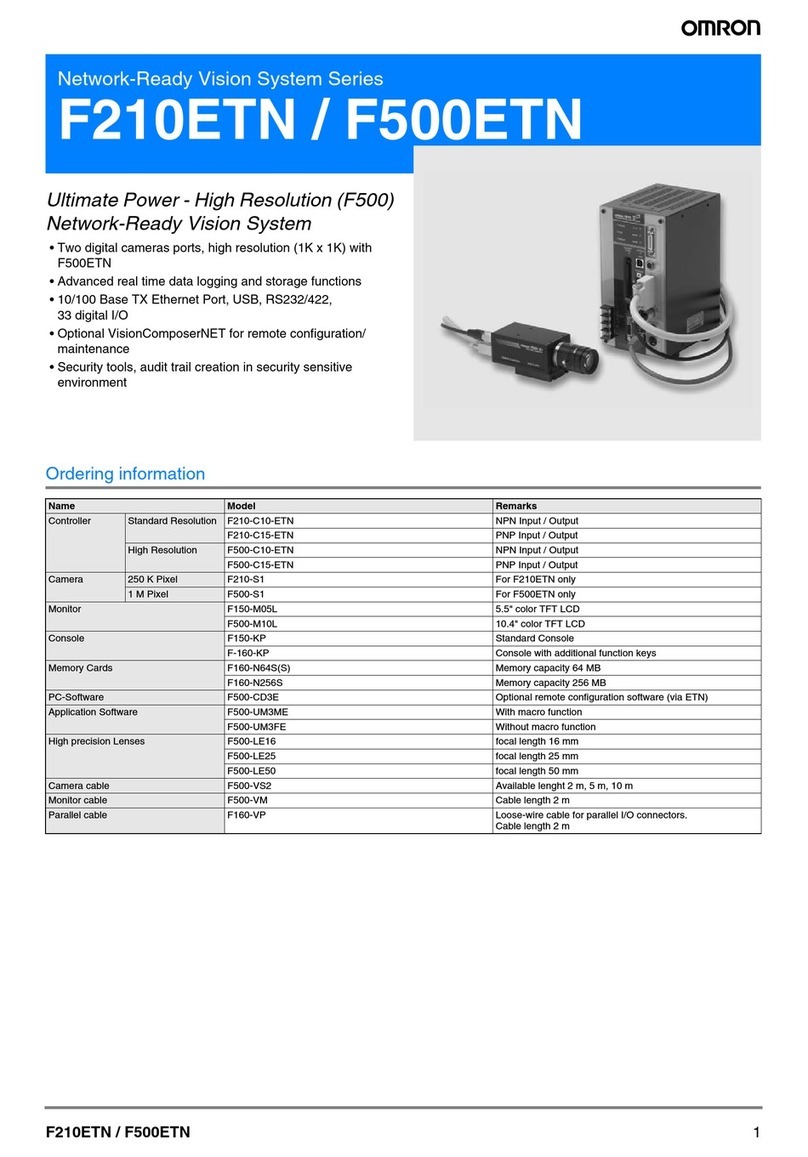Omron F210ETN datasheet