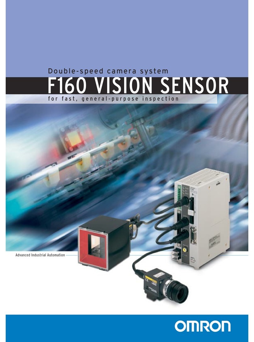 Omron F160 Vision Sensor User manual