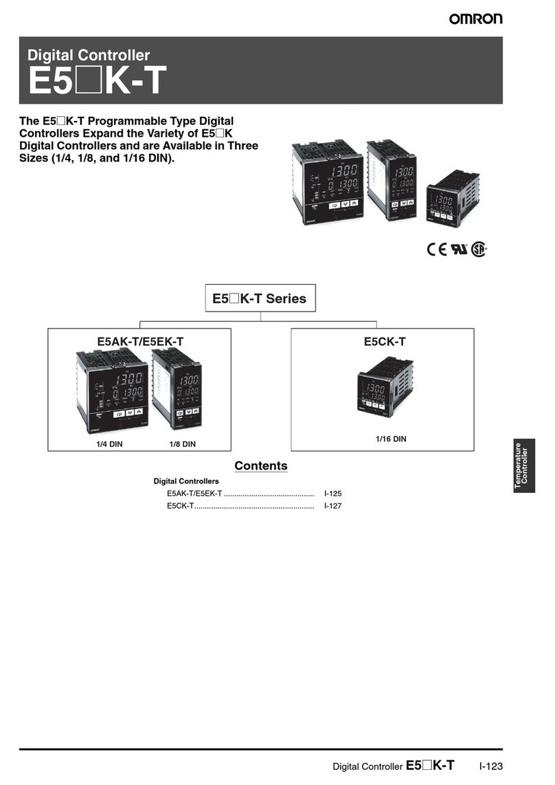 Omron E5 K-T - datasheet