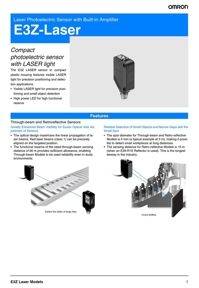 Omron E3Z-LASER datasheet