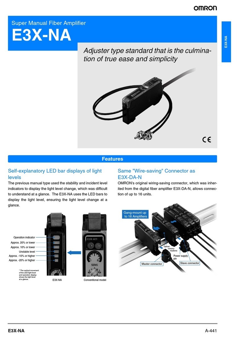 Omron E3X-NA - User manual Omron E3X-NA - User manual