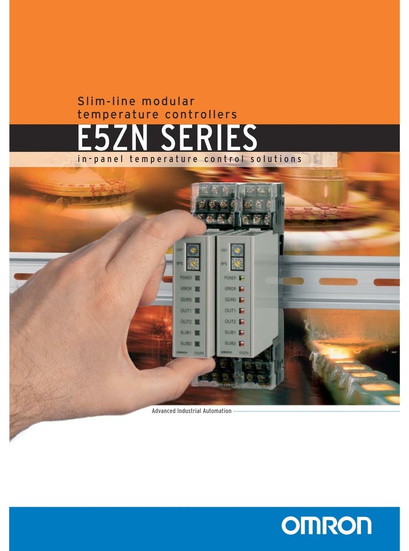Omron E5ZN Series User manual