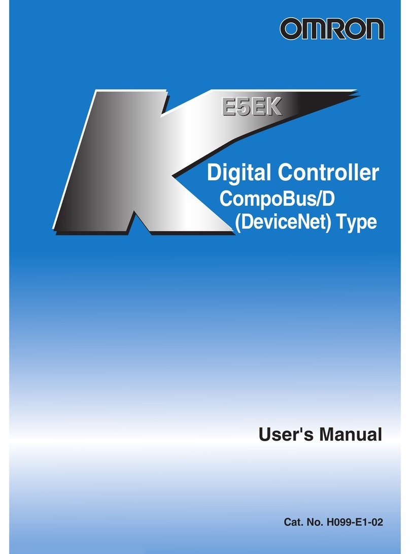 Omron E5EK DEVICENET User manual
