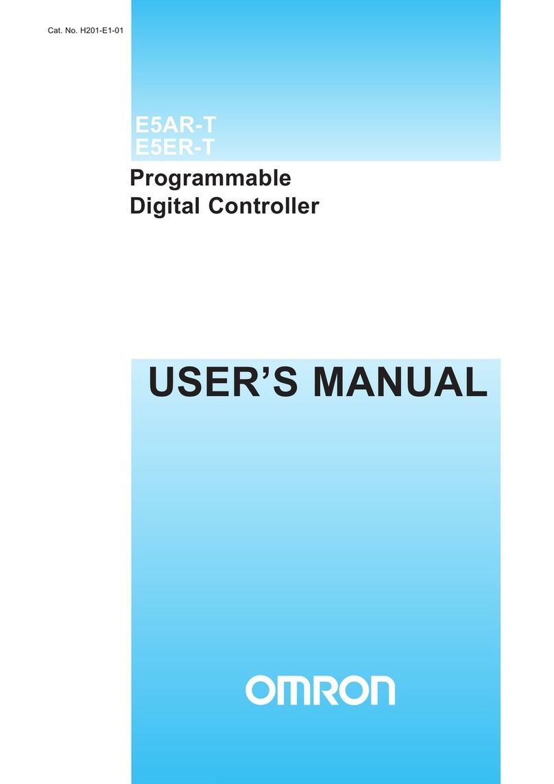 Omron E5AR-T User manual