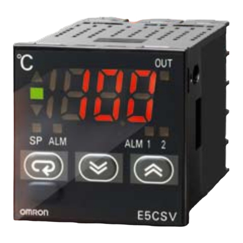 Omron E5CSV - manual