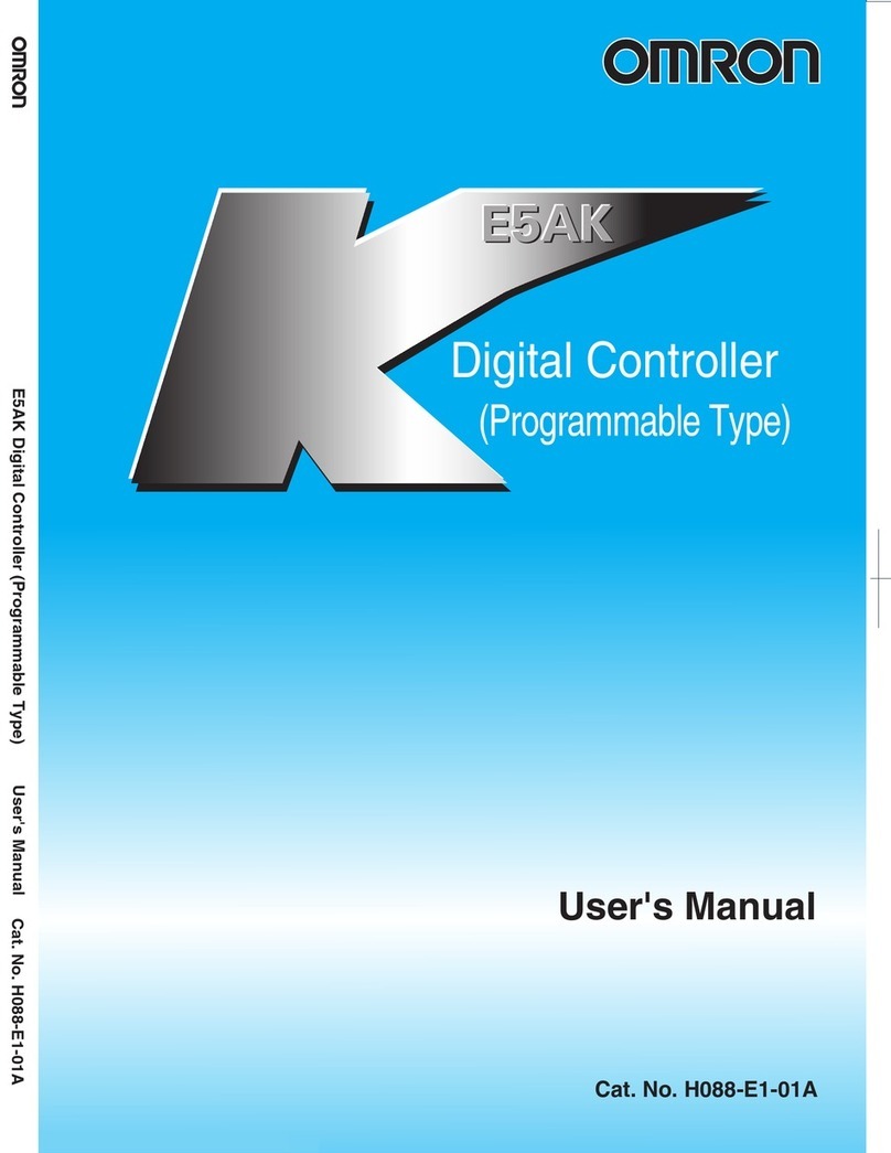 Omron E5AK User manual