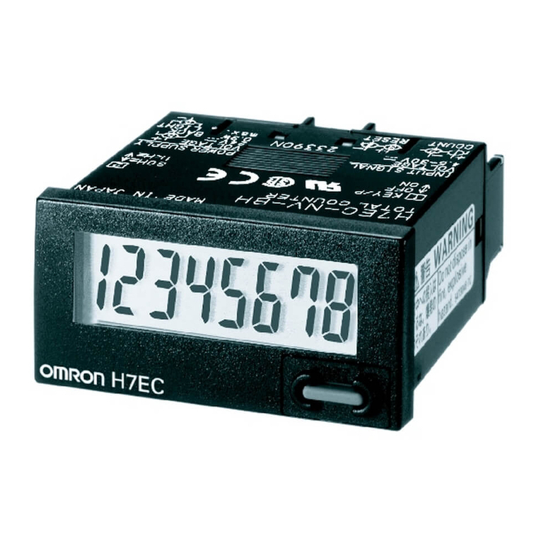 Omron H7E User manual