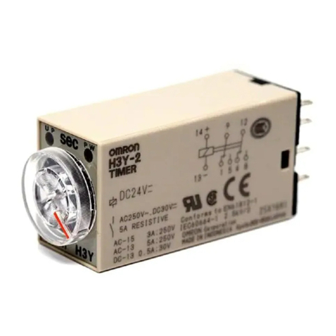 Omron H3Y - User manual