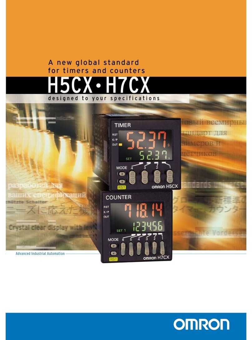 Omron H5CX datasheet