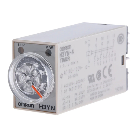 Omron H3YN User manual