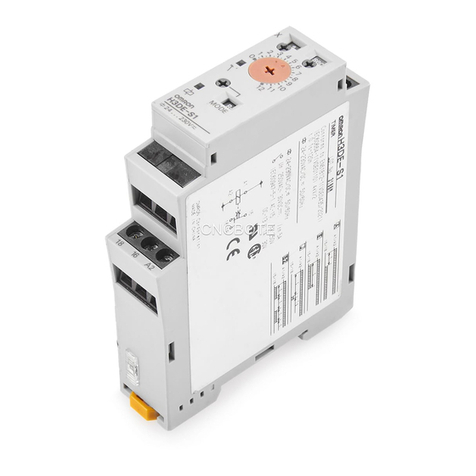 Omron H3DE User manual