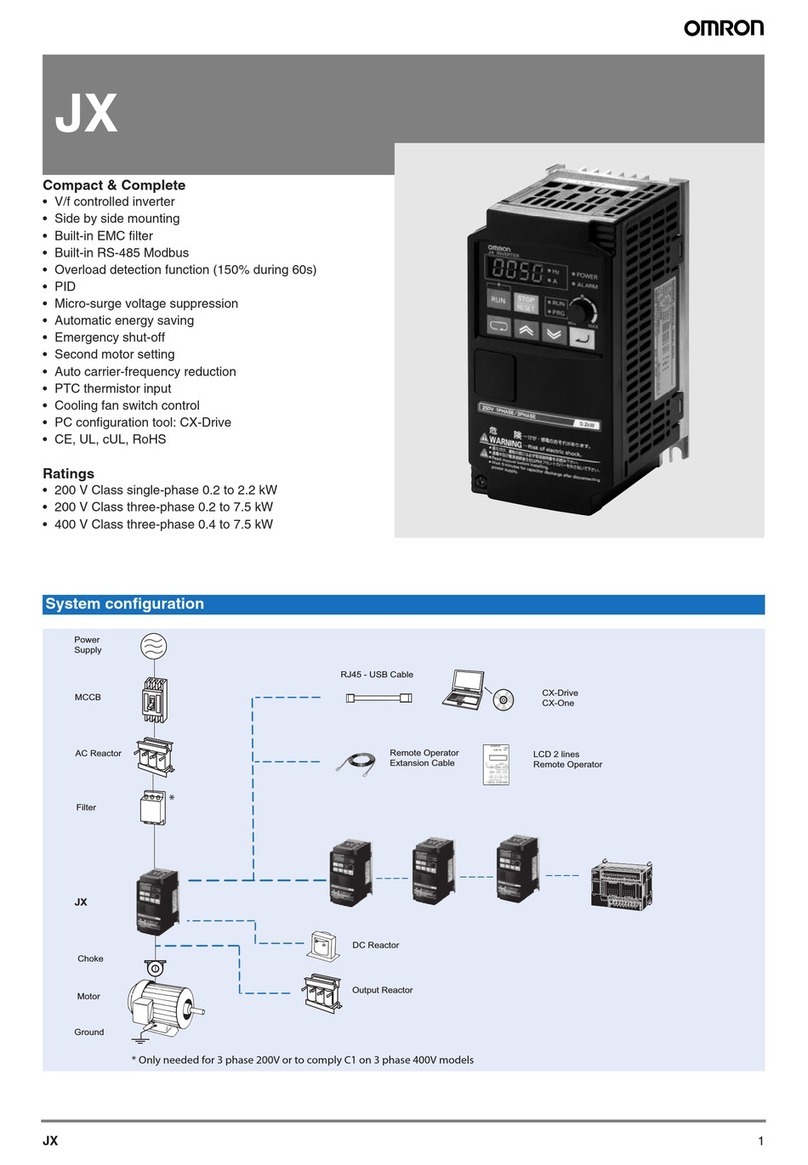 Omron JX -  1 Quick guide