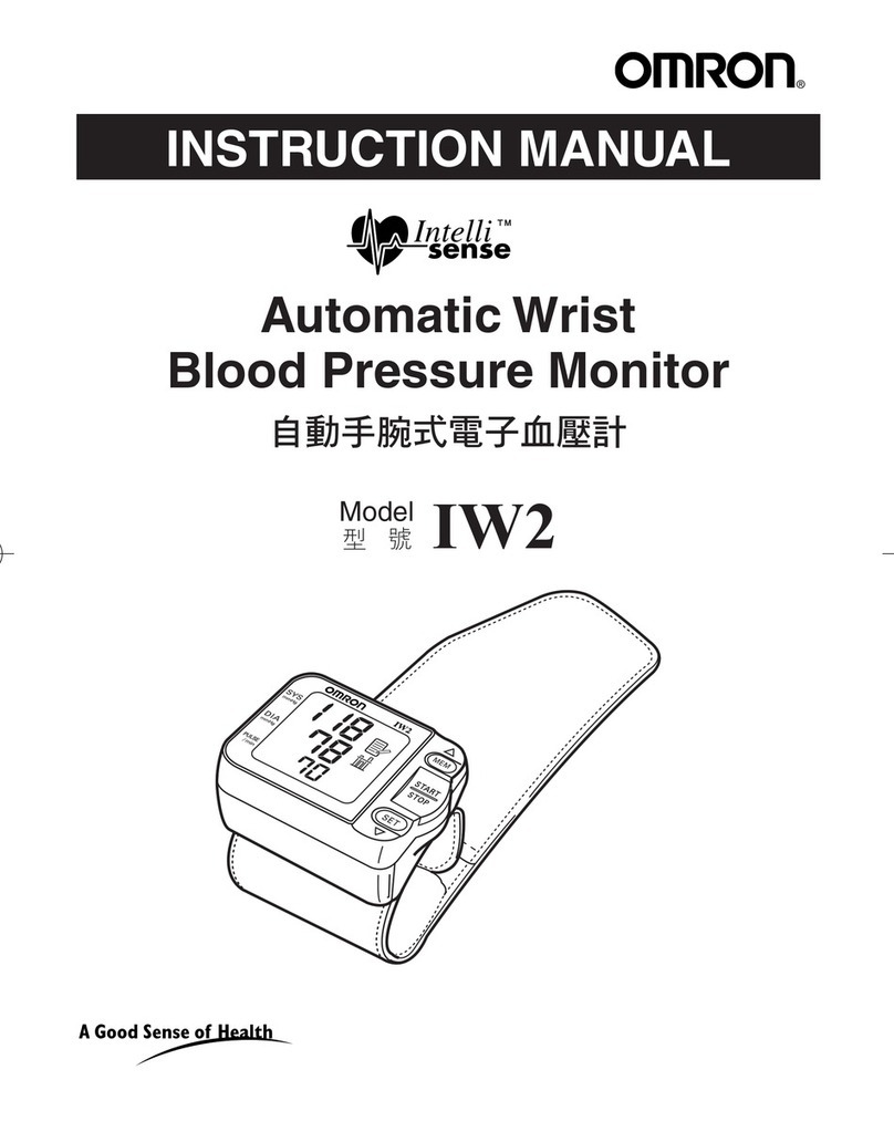 Omron IntelliSense IW2 User manual