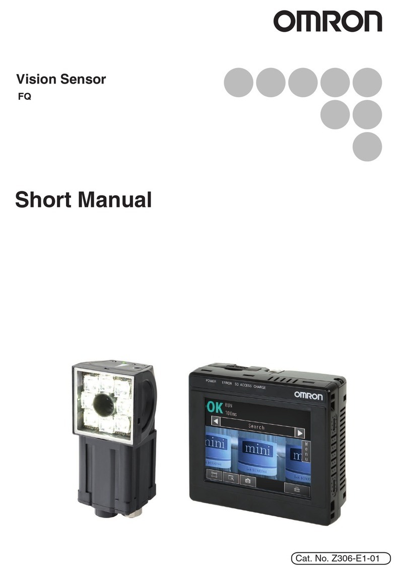 Omron FQ - SHORTMANUAL V1 User manual