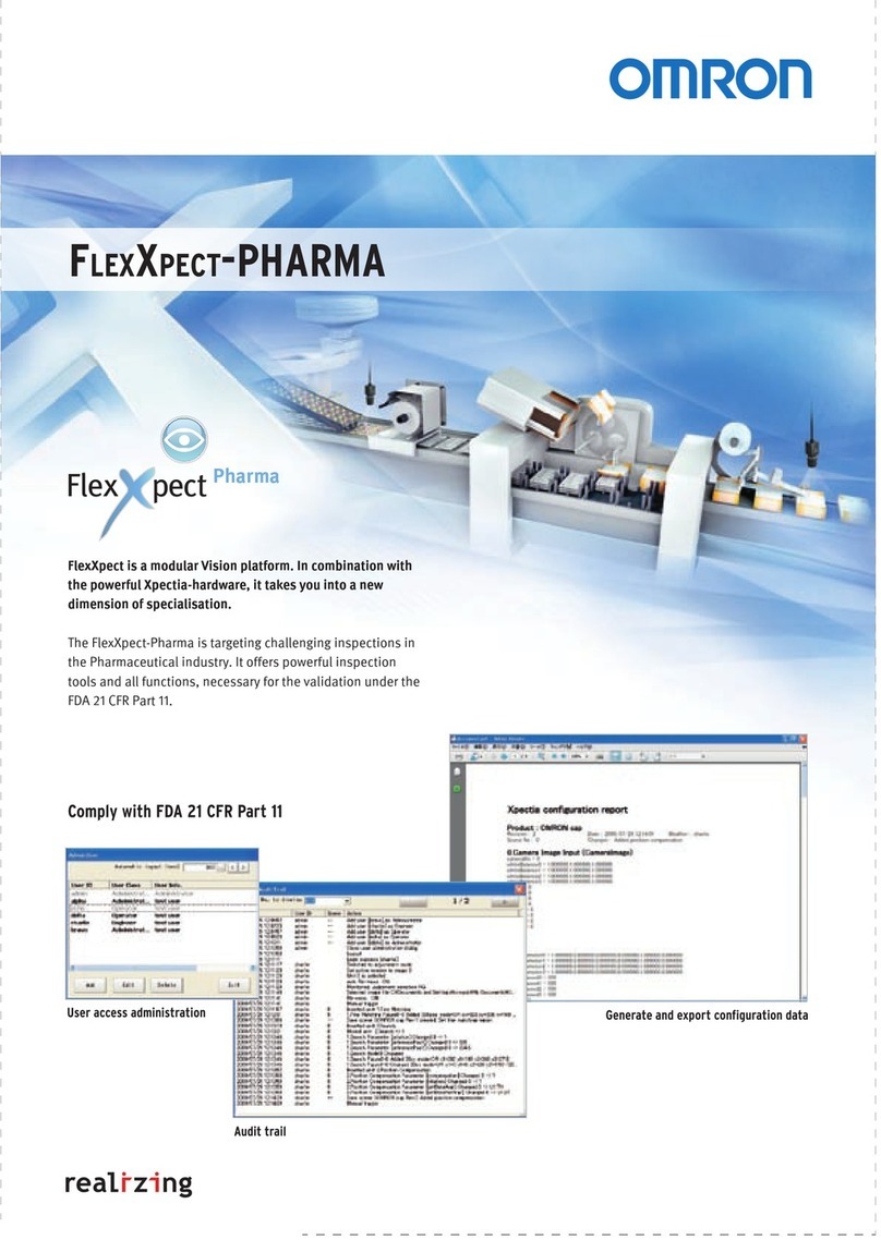 Omron FLEXXPECT-PHARMA User manual