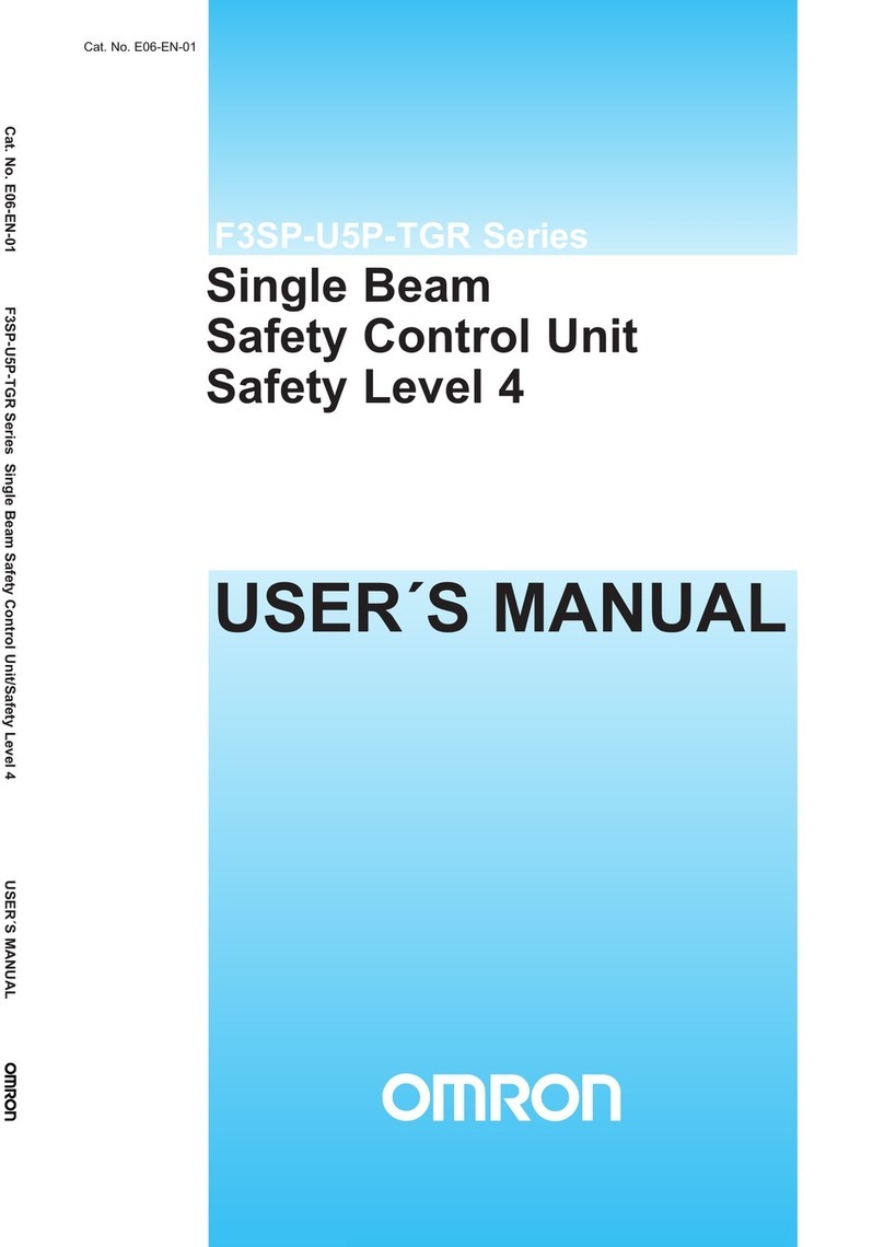 Omron F3SP-U5P-TGR User manual